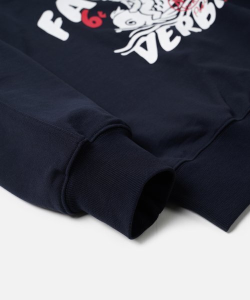 FRIZMWORKS(フリズムワークス)の「POSTAGE STAMP SWEATSHIRT _ NAVY(スウェット・レディース・その他・MEDIUM/LARGE/X-LARGE)」の5枚目の写真