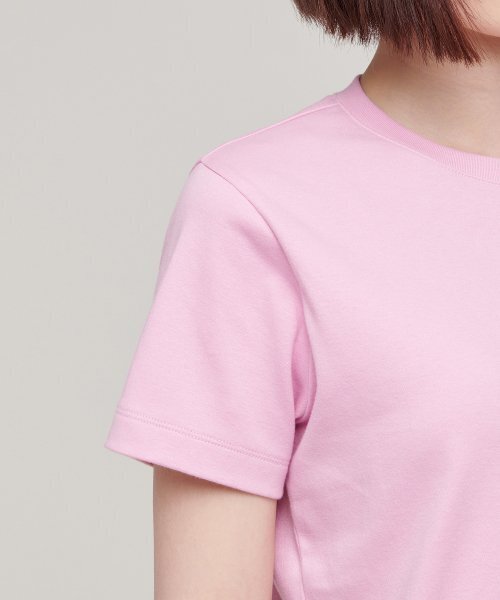 MUSINSA STANDARD WOMAN（ムシンサスタンダードウーマン）の「ウィメンズクルーネッククロップTシャツ[ピンク]（Tシャツ/カットソー・レディース・その他・SMALL/MEDIUM/X-SMALL）」の5枚目の写真