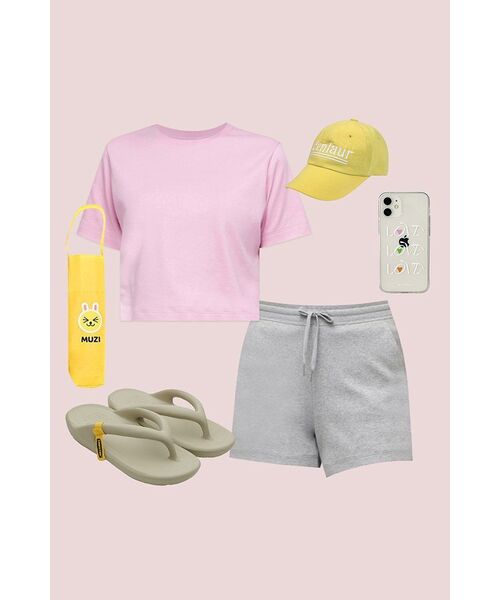 MUSINSA STANDARD WOMAN（ムシンサスタンダードウーマン）の「ウィメンズクルーネッククロップTシャツ[ピンク]（Tシャツ/カットソー・レディース・その他・SMALL/MEDIUM/X-SMALL）」の13枚目の写真