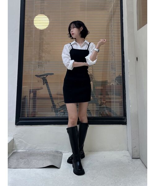 MUSINSA STANDARD WOMAN（ムシンサスタンダードウーマン）の「ウィメンズリラックスドリネンライクシャツ[ホワイト]（シャツ/ブラウス・レディース・その他・SMALL/MEDIUM/LARGE/X-SMALL）」の9枚目の写真