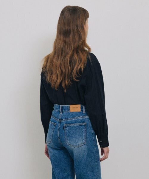 TTUDEMENT(トュードメント)の「VINTAGE FRILL BLOUSE BLACK(シャツ/ブラウス・レディース・その他・FREE)」の2枚目の写真