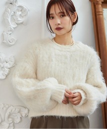 mysty woman | モヘヤタッチニット　612429(ニット/セーター)