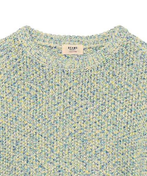 BEAMS HEART（ビームスハート）の「カラフル糸 ニット（ニット/セーター・レディース・イエロー系その他2/ホワイト系その他5/ネイビー・FREE）」の17枚目の写真
