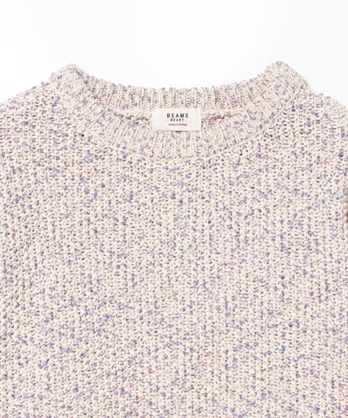 BEAMS HEART（ビームスハート）の「カラフル糸 ニット（ニット/セーター・レディース・イエロー系その他2/ホワイト系その他5/ネイビー・FREE）」の14枚目の写真