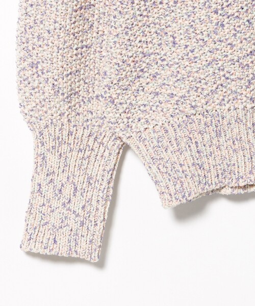 BEAMS HEART（ビームスハート）の「カラフル糸 ニット（ニット/セーター・レディース・イエロー系その他2/ホワイト系その他5/ネイビー・FREE）」の13枚目の写真