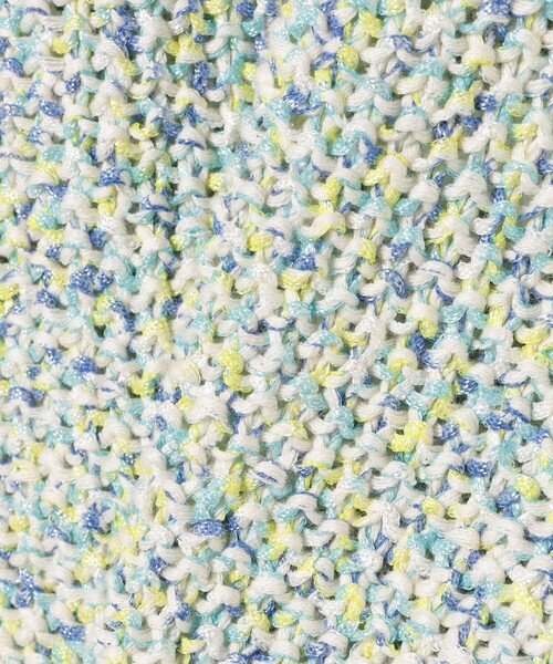 BEAMS HEART（ビームスハート）の「カラフル糸 ニット（ニット/セーター・レディース・イエロー系その他2/ホワイト系その他5/ネイビー・FREE）」の8枚目の写真