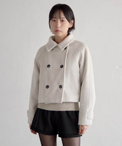 セール】【UNE ORIGINAL】インナーキルティングペディンフロントボタン