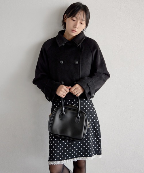 セール】【UNE ORIGINAL】インナーキルティングペディンフロントボタン