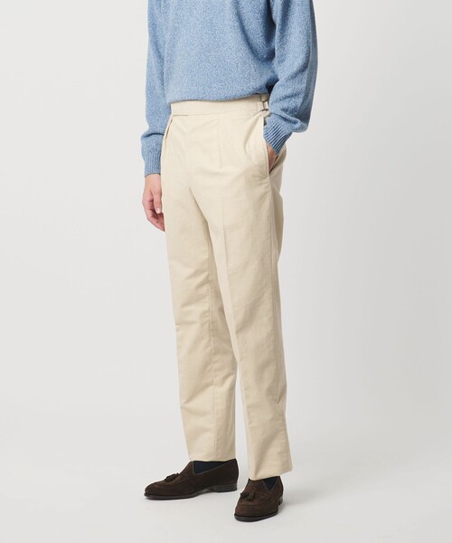 UNITED ARROWS(ユナイテッドアローズ)の「モールスキン 1プリーツ スラックス(スラックス・メンズ・ブラック/ナチュラル・50/48/44/46)」の5枚目の写真