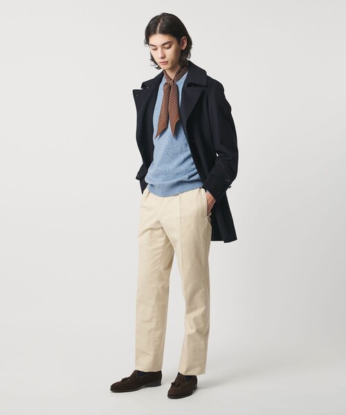 UNITED ARROWS(ユナイテッドアローズ)の「モールスキン 1プリーツ スラックス(スラックス・メンズ・ブラック/ナチュラル・50/48/44/46)」の6枚目の写真