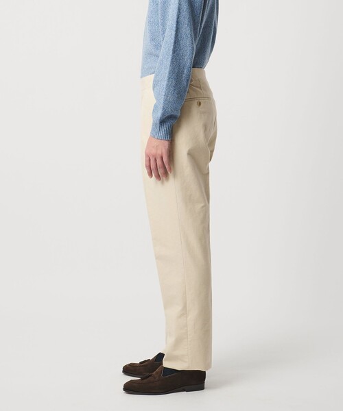 UNITED ARROWS(ユナイテッドアローズ)の「モールスキン 1プリーツ スラックス(スラックス・メンズ・ブラック/ナチュラル・50/48/44/46)」の8枚目の写真