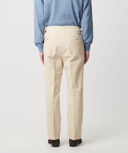 UNITED ARROWS(ユナイテッドアローズ)の「モールスキン 1プリーツ スラックス(スラックス・メンズ・ブラック/ナチュラル・50/48/44/46)」の9枚目の写真