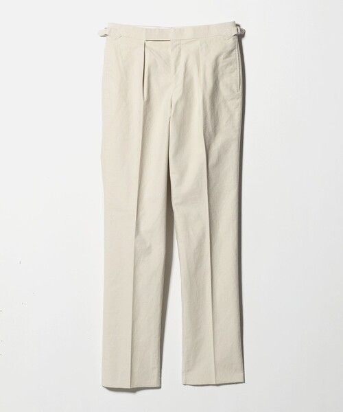 UNITED ARROWS(ユナイテッドアローズ)の「モールスキン 1プリーツ スラックス(スラックス・メンズ・ブラック/ナチュラル・50/48/44/46)」の10枚目の写真