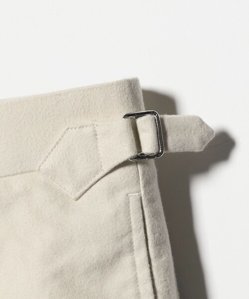 UNITED ARROWS(ユナイテッドアローズ)の「モールスキン 1プリーツ スラックス(スラックス・メンズ・ブラック/ナチュラル・50/48/44/46)」の17枚目の写真