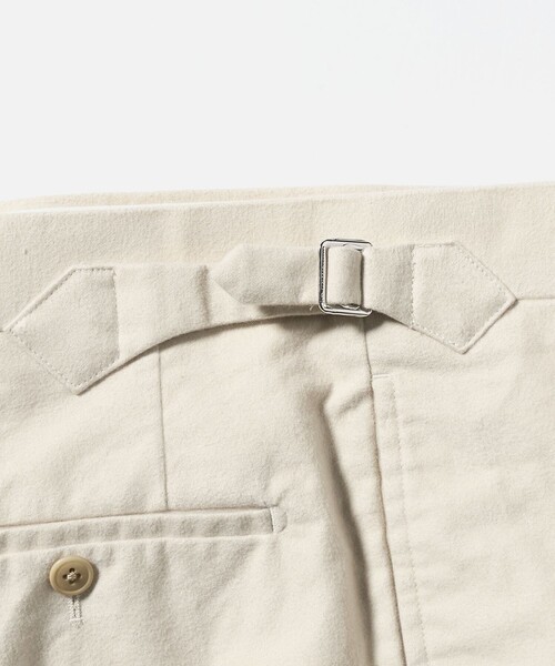 UNITED ARROWS(ユナイテッドアローズ)の「モールスキン 1プリーツ スラックス(スラックス・メンズ・ブラック/ナチュラル・50/48/44/46)」の20枚目の写真