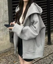 DEVICE（デバイス）の「オーバーサイズ ジップ パーカー（パーカー）」