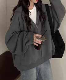 DEVICE（デバイス）の「オーバーサイズ ジップ パーカー（パーカー）」