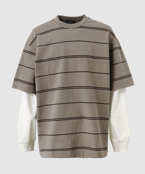 COMME des GARCONS HOMME(コム デ ギャルソン・オム)の「DOUBLED SLEEVES T-SHIRTS(Tシャツ/カットソー・メンズ・ブラック系その他/ベージュ系その他/ホワイト系その他・XL/L/M/S)」の3枚目の写真
