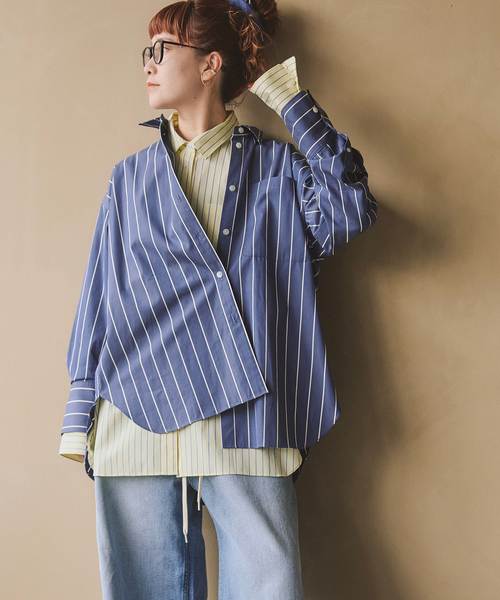 a&m マルチストライプシャツ（シャツ/ブラウス）｜Spick & Span