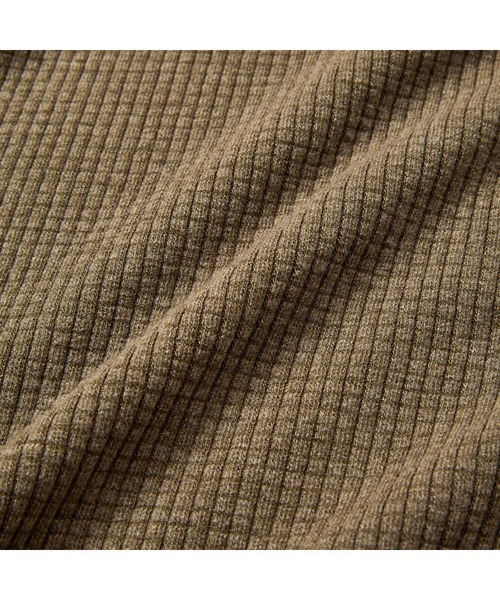 CALEE(キャリー)の「WAFFLE L/S CS(Tシャツ/カットソー・メンズ・カーキ/ブラック/ホワイト・MEDIUM/LARGE/X-LARGE)」の7枚目の写真