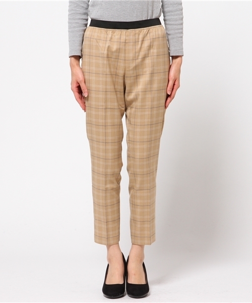 OUTLET（アウトレット）の「【Chez toi】TRピーチストレッチ黒ゴムPT（その他パンツ・レディース・ベージュ・MEDIUM/LARGE/SMALL）」の4枚目の写真