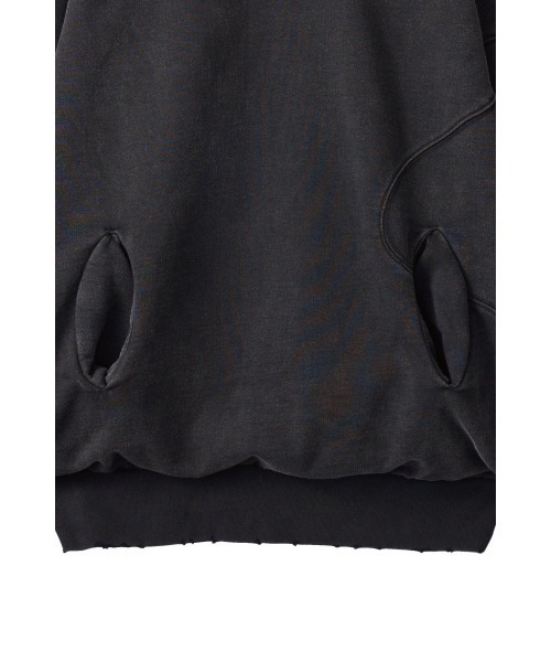 Knuth Marf(クヌースマーフ)の「panelled volume sweatshirt(unisex)(スウェット・レディース・ブラック/グレー・SMALL/MEDIUM)」の5枚目の写真