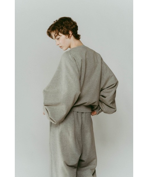 Knuth Marf(クヌースマーフ)の「panelled volume sweatshirt(unisex)(スウェット・レディース・ブラック/グレー・SMALL/MEDIUM)」の11枚目の写真