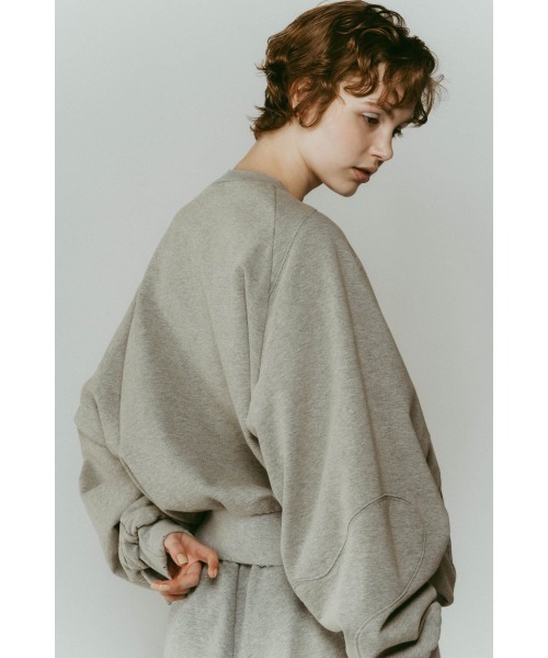 Knuth Marf(クヌースマーフ)の「panelled volume sweatshirt(unisex)(スウェット・レディース・ブラック/グレー・SMALL/MEDIUM)」の12枚目の写真