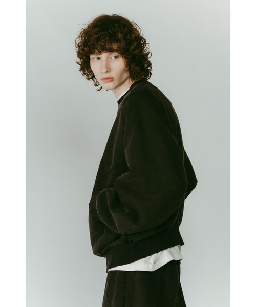 Knuth Marf(クヌースマーフ)の「panelled volume sweatshirt(unisex)(スウェット・レディース・ブラック/グレー・SMALL/MEDIUM)」の18枚目の写真
