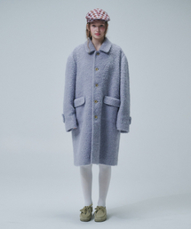 FUN FROM FUN（ファンフロムファン）の「HAIRY OVERFIT COAT, LAVENDER（チェスターコート）」