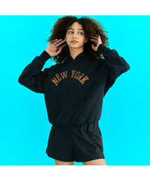 Vintage Painted Raglan Hoodie Navy