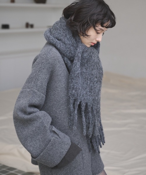 フリンジ付きマフラー 新色追加】フリンジマフラー|casita | RETRO GIRL ONLINE STORE レトロ