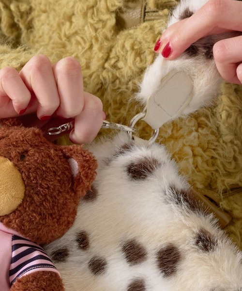 TINA：JOJUN（ティーナジョジュン）の「フェイクファー ミニバッグ TINA：JOJUN（ハンドバッグ・レディース・ベージュ/ブラウン・F）」の14枚目の写真