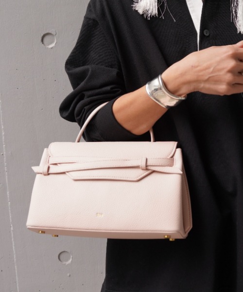 tov(トーヴ)の「TOV(トーヴ) MIMI M(ハンドバッグ・レディース・ベビーピンク/ブラック・F)」の1枚目の写真