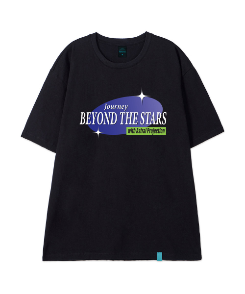 ASTRAL PROJECTION（アストラルプロジェクション）の「[ビヨンド ザ スターズ]コットンルーズフィット半袖Tシャツ_ブラック（Tシャツ/カットソー・メンズ・その他・LARGE/MEDIUM/X-LARGE/XX-LARGE）」の2枚目の写真
