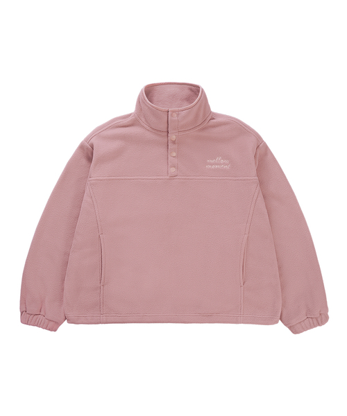 MELLOTORY（メロートリー）の「フリースプルオーバーTシャツ (2色)（スウェット・レディース・ピンク/ライトベージュ・FREE）」の2枚目の写真