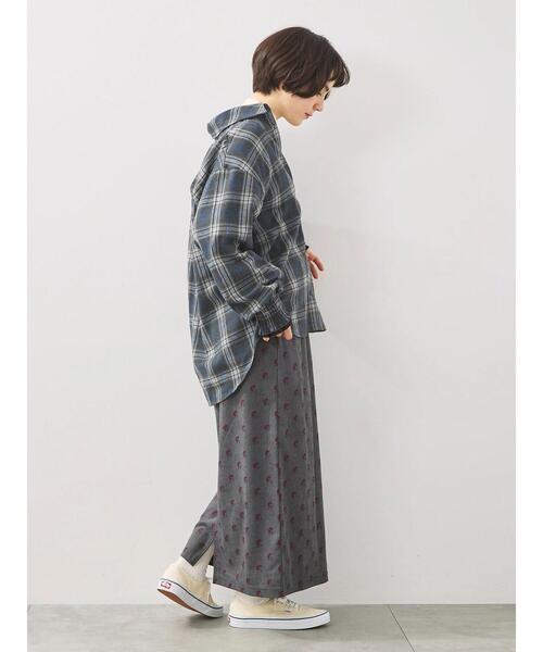 SM2（エスエムツー）の「カットコールスカート（スカート・レディース・ブラウン/ブラック/グレー・F）」の5枚目の写真