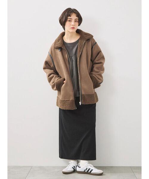 SM2（エスエムツー）の「カットコールスカート（スカート・レディース・ブラウン/ブラック/グレー・F）」の6枚目の写真