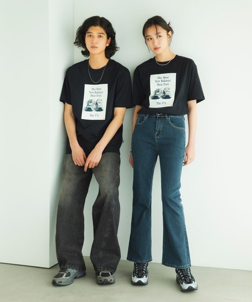 NEW BALANCE(ニューバランス)の「574 ADTシャツ(Tシャツ/カットソー・メンズ・サンドグレー/ブラック/ライトブルー・SMALL/MEDIUM/LARGE/X-LARGE/XX-LARGE)」の19枚目の写真