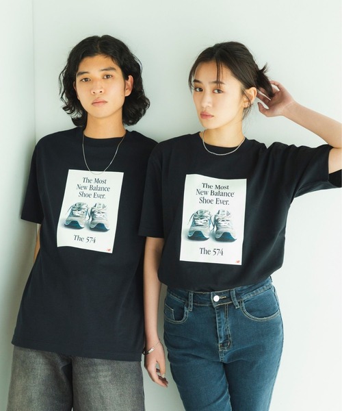 NEW BALANCE(ニューバランス)の「574 ADTシャツ(Tシャツ/カットソー・メンズ・サンドグレー/ブラック/ライトブルー・SMALL/MEDIUM/LARGE/X-LARGE/XX-LARGE)」の18枚目の写真