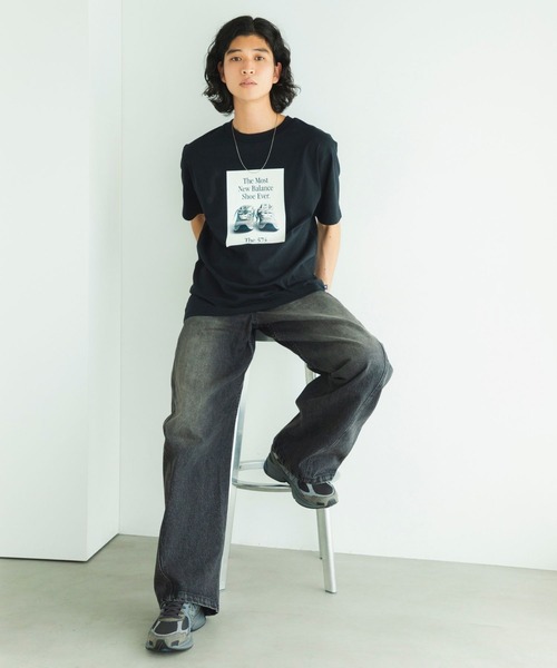 NEW BALANCE(ニューバランス)の「574 ADTシャツ(Tシャツ/カットソー・メンズ・サンドグレー/ブラック/ライトブルー・SMALL/MEDIUM/LARGE/X-LARGE/XX-LARGE)」の22枚目の写真