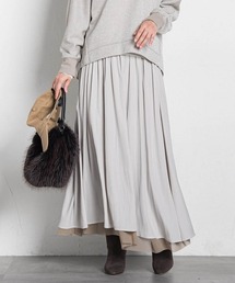 LAUTREAMONT | パウダーサテンリバーシブルスカート(スカート)