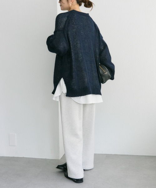 PUAL CE CIN（ピュアルセシン）の「万能レイヤードカットソー（Tシャツ/カットソー・レディース・ブラック/オフホワイト/ブラック系その他・FREE）」の14枚目の写真