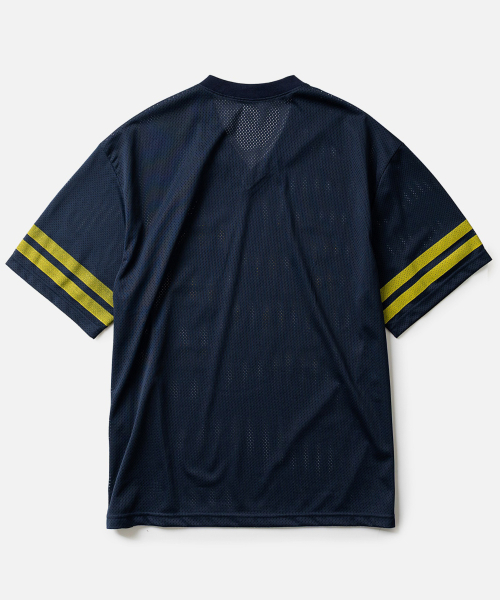 VASTIC(バスティック)の「メッシュフットボールジャージ_ネイビー(Tシャツ/カットソー・メンズ・その他・LARGE/MEDIUM/X-LARGE)」の2枚目の写真
