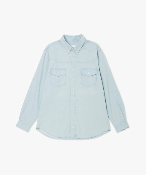 PLAC(プラック)の「シャンブレー ポケット シャツ ライトブルー(シャツ/ブラウス・メンズ・その他・MEDIUM/LARGE)」の5枚目の写真