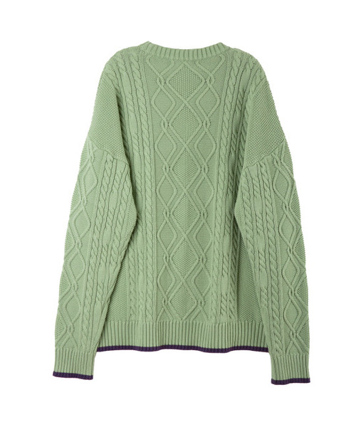 HERETIC(ヘレティック)の「DADDY FRENCH CABLE KNIT / apple mint(ニット/セーター・レディース・その他・FREE)」の3枚目の写真