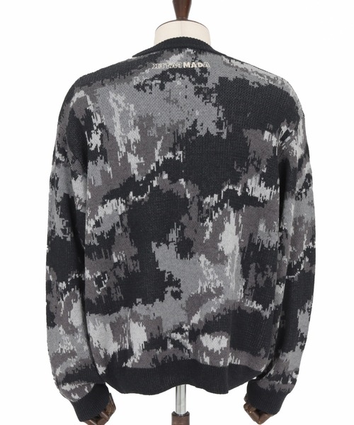 ADAM PATEK(アダムパテック)の「【ADAMPATEK/アダムパテック】mad embroidered fade knit cardigan ジャガードニットカーディガン(カーディガン/ボレロ・メンズ・ブラウン/グレー・1/2)」の20枚目の写真
