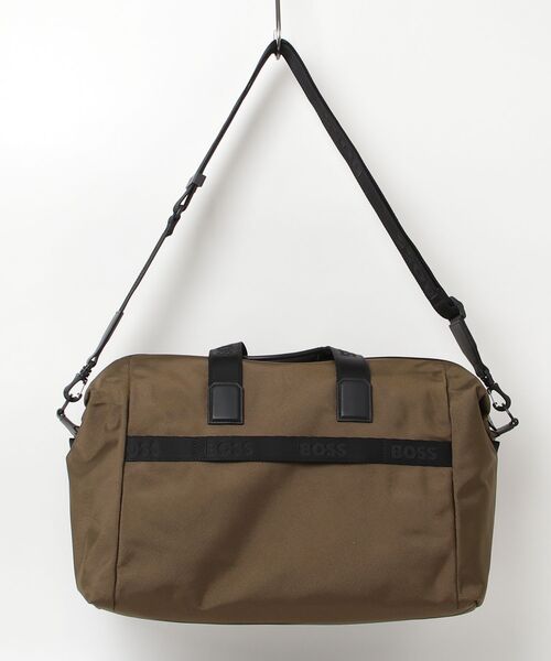 BOSS(ボス)の「BOSS Ray N Soft Holdall ボス レイ ソフト エヌ ホールドール ボストンバッグ(ボストンバッグ・メンズ・グリーン・FREE)」の9枚目の写真