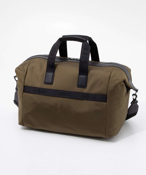 BOSS(ボス)の「BOSS Ray N Soft Holdall ボス レイ ソフト エヌ ホールドール ボストンバッグ(ボストンバッグ・メンズ・グリーン・FREE)」の3枚目の写真