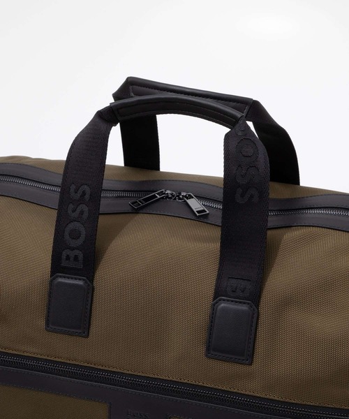BOSS(ボス)の「BOSS Ray N Soft Holdall ボス レイ ソフト エヌ ホールドール ボストンバッグ(ボストンバッグ・メンズ・グリーン・FREE)」の6枚目の写真